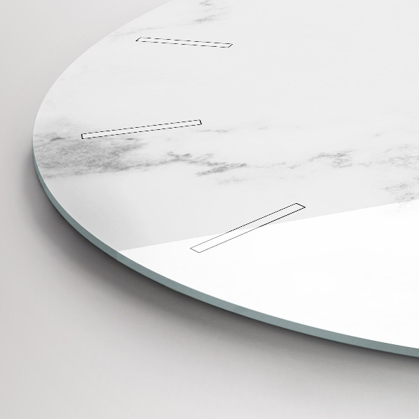 Orologio rotondo Marmo elegante