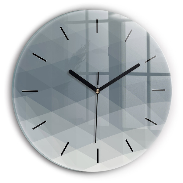 Orologio rotondo Astrazione grigia