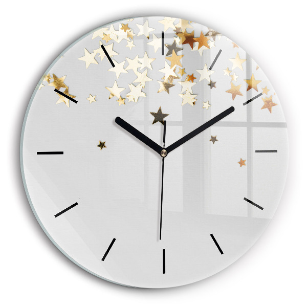 Orologio rotondo Stelle d'oro