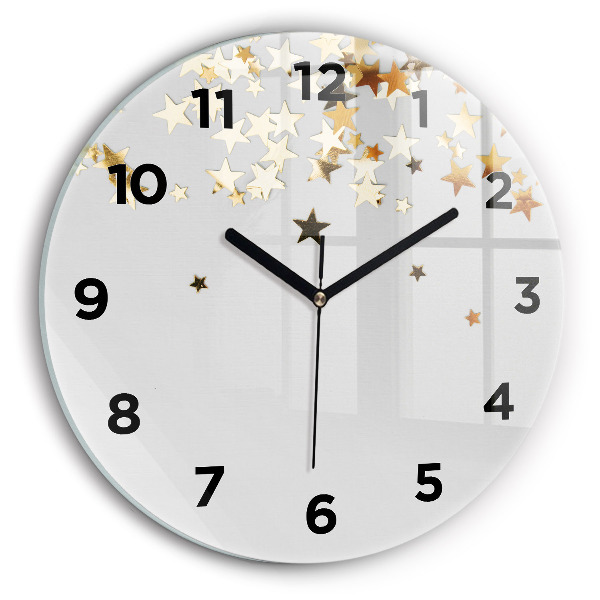 Orologio rotondo Stelle d'oro