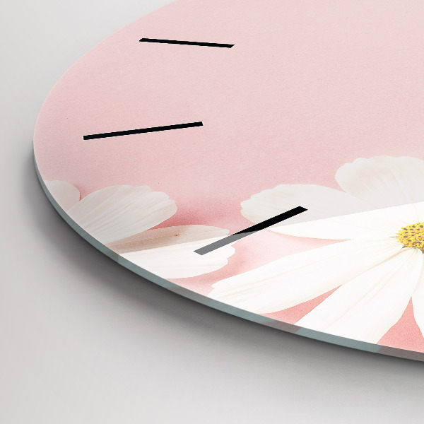 Orologio rotondo Fiori di margherita