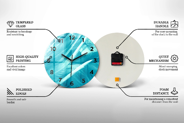 Orologio rotondo Paesaggio lacustre