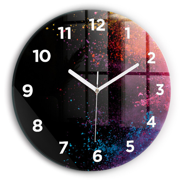 Orologio rotondo Esplosione di colori
