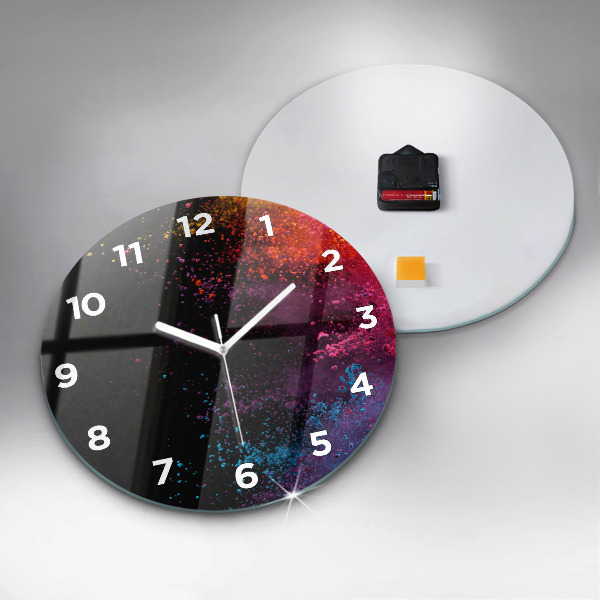 Orologio rotondo Esplosione di colori