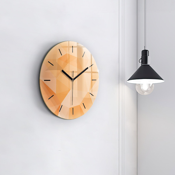 Orologio rotondo Triangoli di astrazione