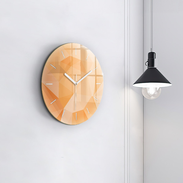 Orologio rotondo Triangoli di astrazione