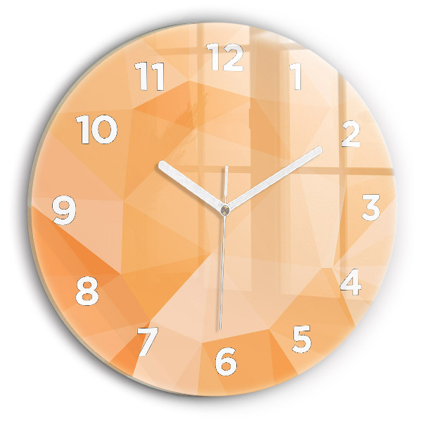 Orologio rotondo Triangoli di astrazione