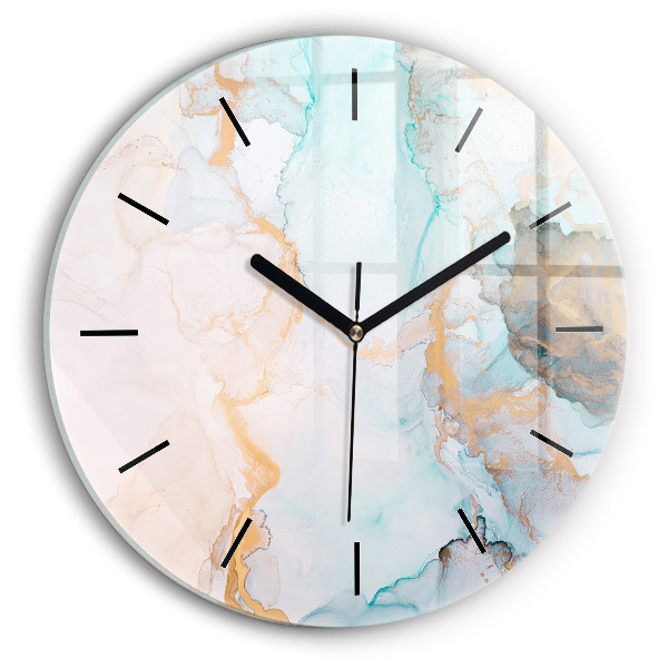 Orologio rotondo Pittura astratta
