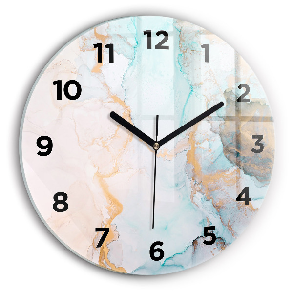 Orologio rotondo Pittura astratta