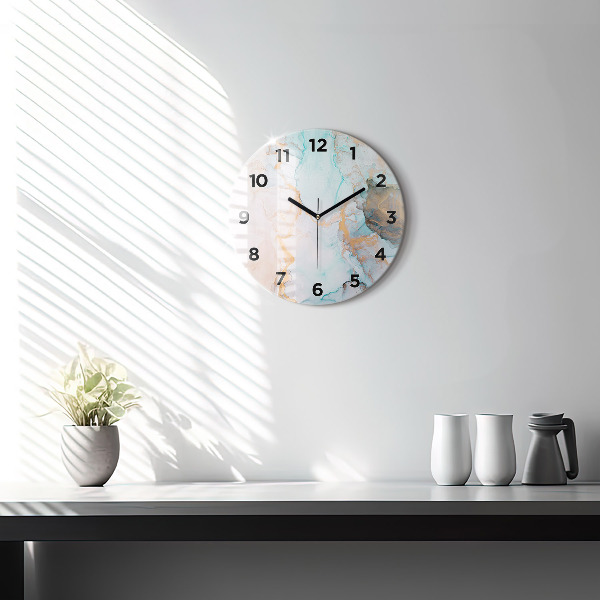 Orologio rotondo Pittura astratta