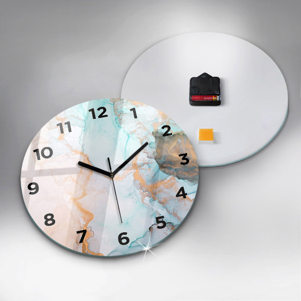 Orologio rotondo Pittura astratta
