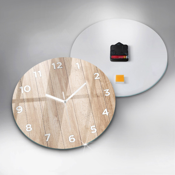 Orologio rotondo Struttura in legno