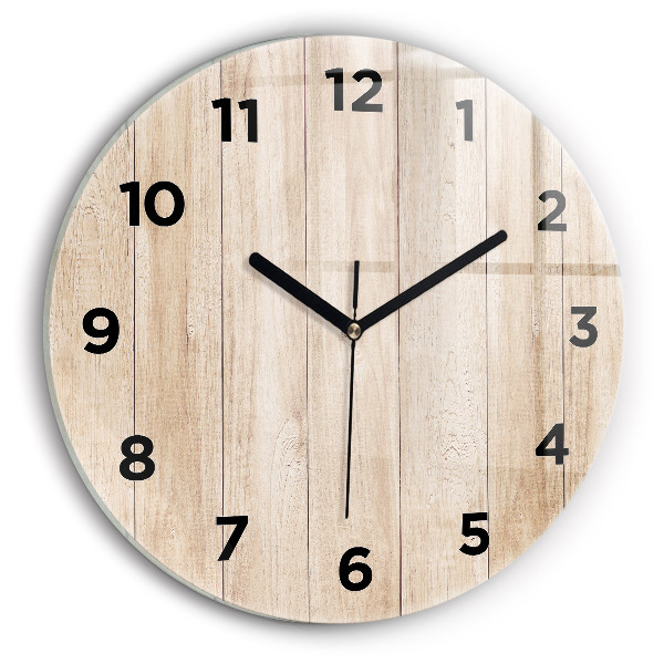 Orologio rotondo Struttura in legno
