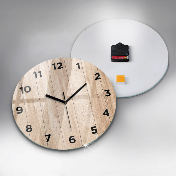 Orologio rotondo Struttura in legno