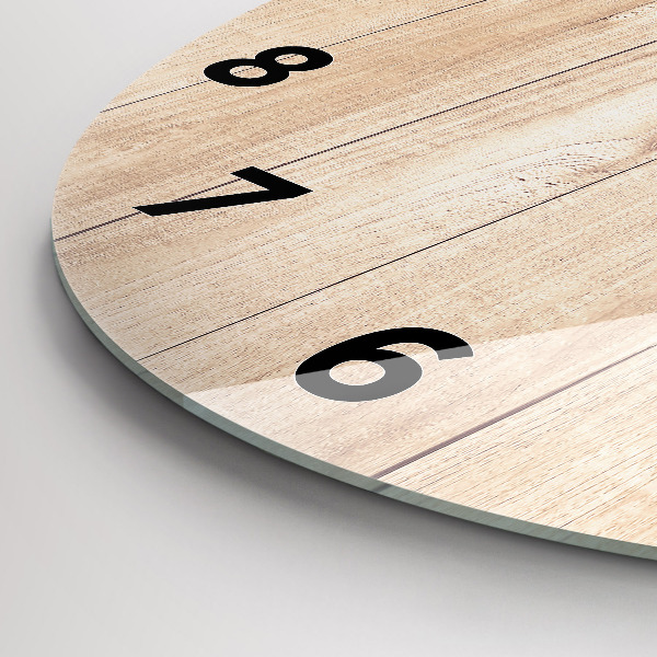 Orologio rotondo Struttura in legno