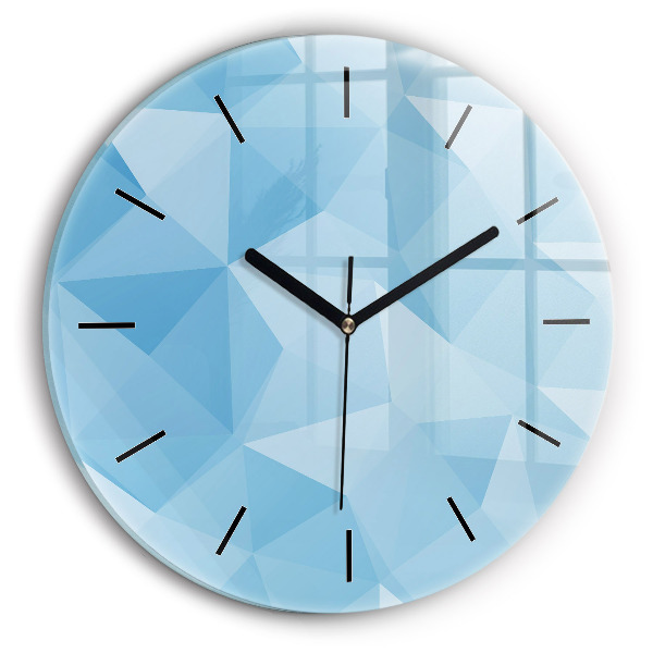 Orologio rotondo Triangoli astratti