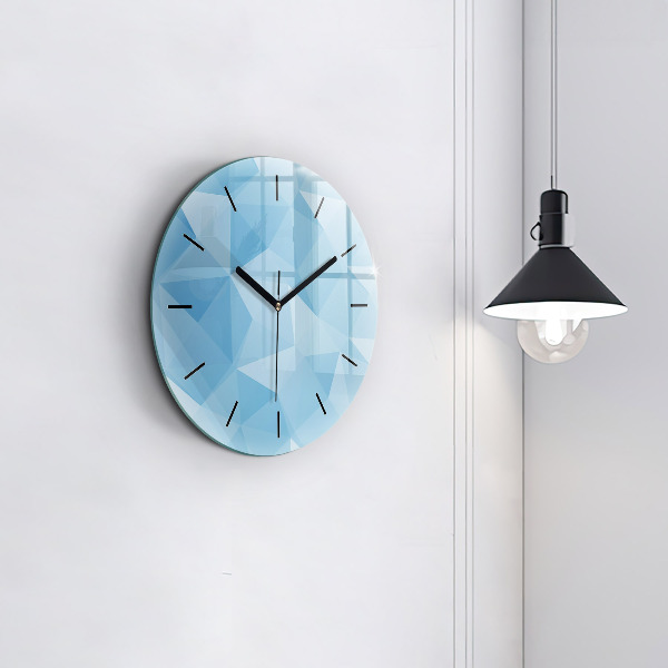 Orologio rotondo Triangoli astratti