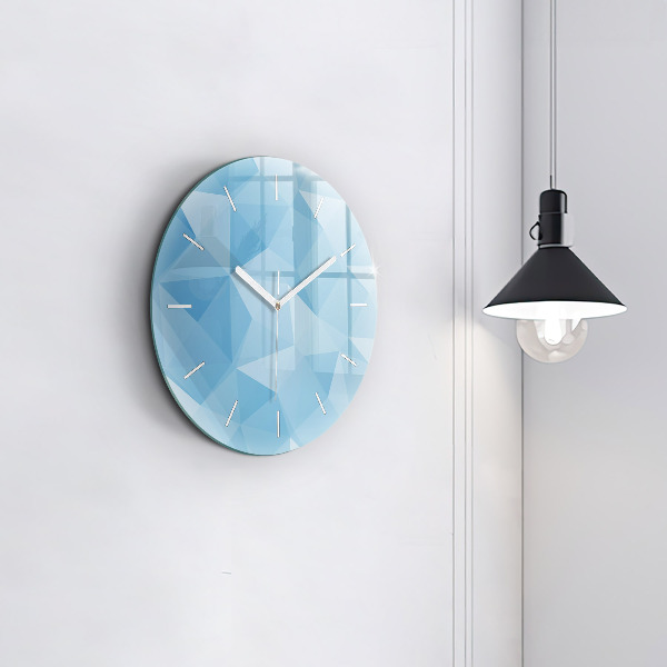 Orologio rotondo Triangoli astratti
