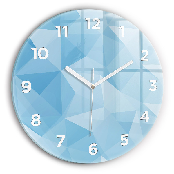 Orologio rotondo Triangoli astratti