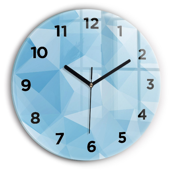 Orologio rotondo Triangoli astratti