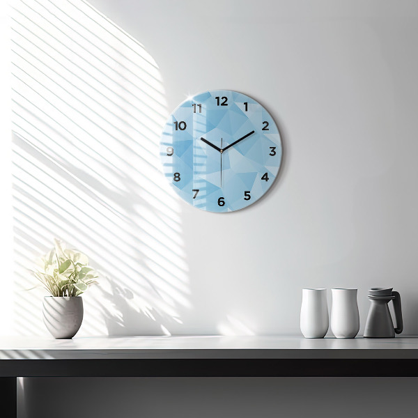 Orologio rotondo Triangoli astratti