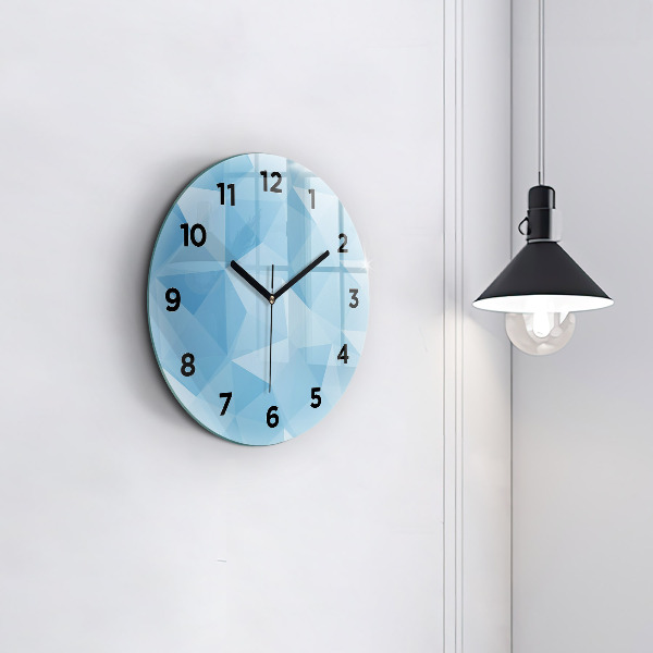 Orologio rotondo Triangoli astratti