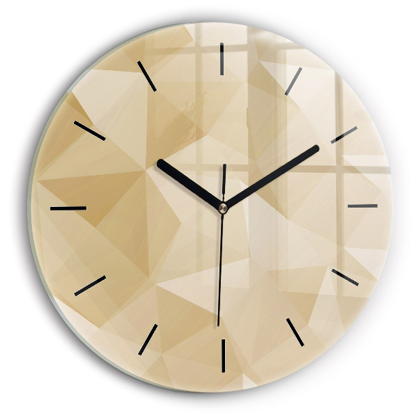 Orologio rotondo Triangoli astratti