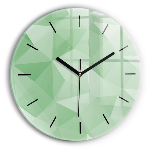 Orologio rotondo Triangoli astratti