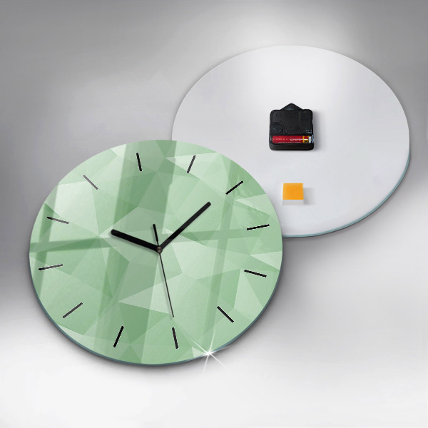 Orologio rotondo Triangoli astratti