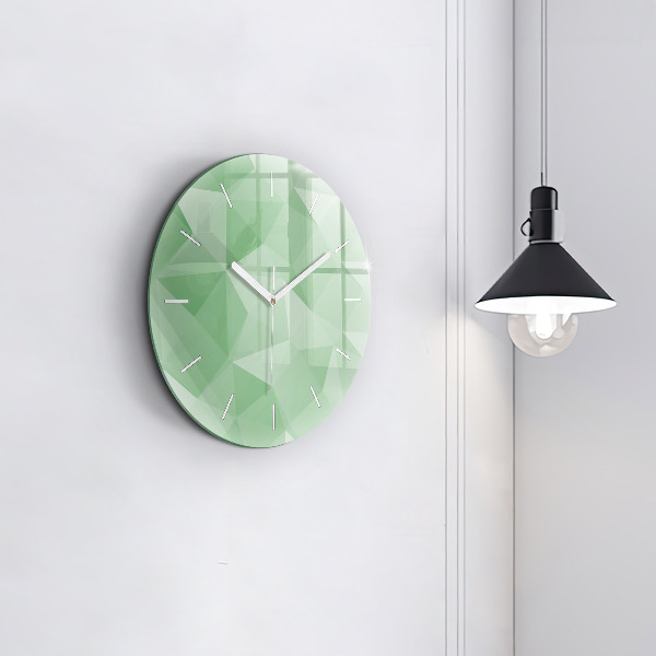 Orologio rotondo Triangoli astratti