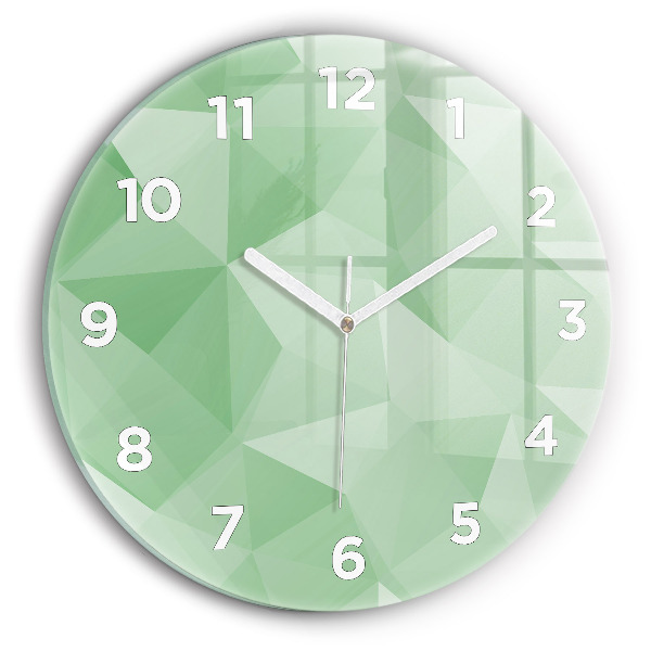 Orologio rotondo Triangoli astratti