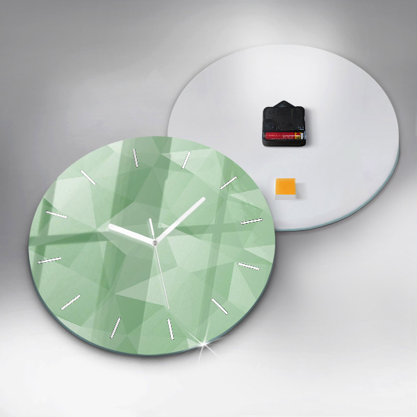 Orologio rotondo Triangoli astratti