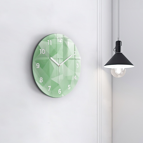 Orologio rotondo Triangoli astratti