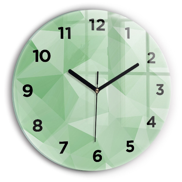 Orologio rotondo Triangoli astratti