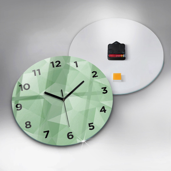 Orologio rotondo Triangoli astratti