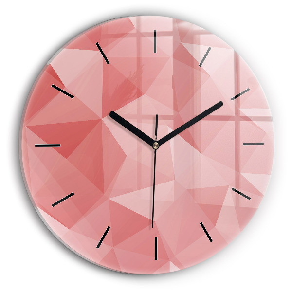 Orologio rotondo Triangoli astratti
