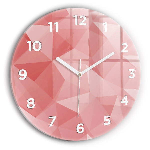 Orologio rotondo Triangoli astratti