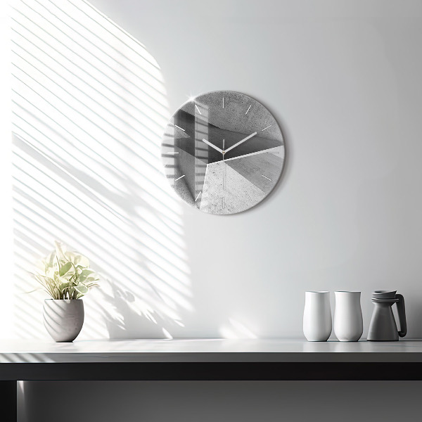 Orologio rotondo Triangoli di astrazione