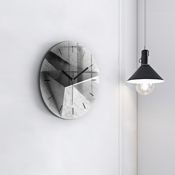Orologio rotondo Triangoli di astrazione
