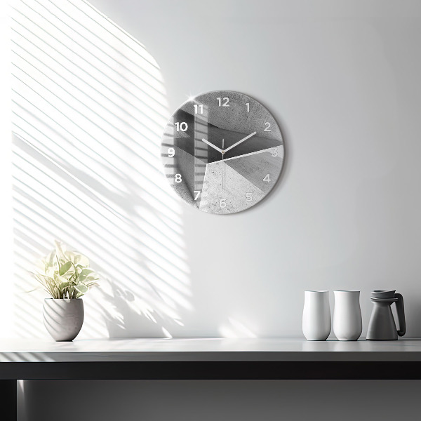 Orologio rotondo Triangoli di astrazione