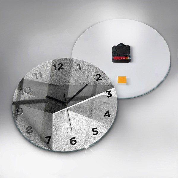 Orologio rotondo Triangoli di astrazione