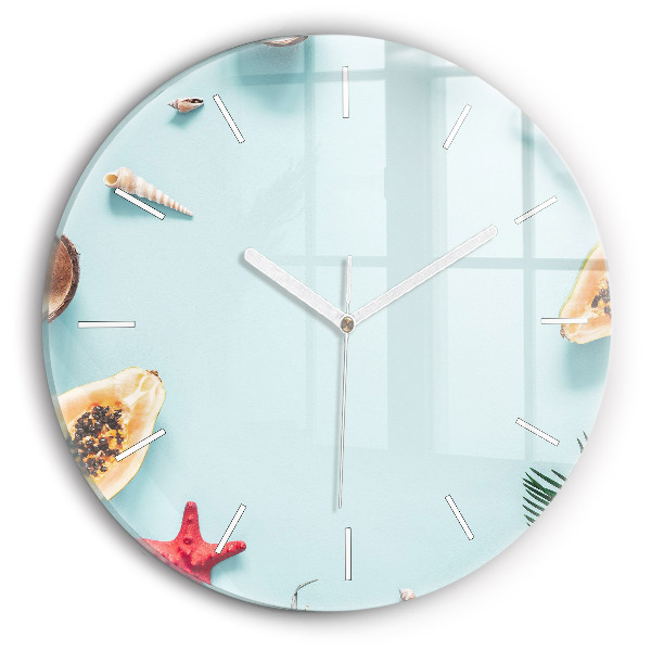 Orologio rotondo Composizione delle vacanze