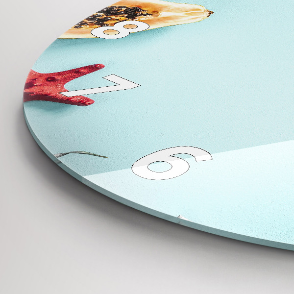 Orologio rotondo Composizione delle vacanze