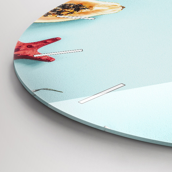 Orologio rotondo Composizione delle vacanze