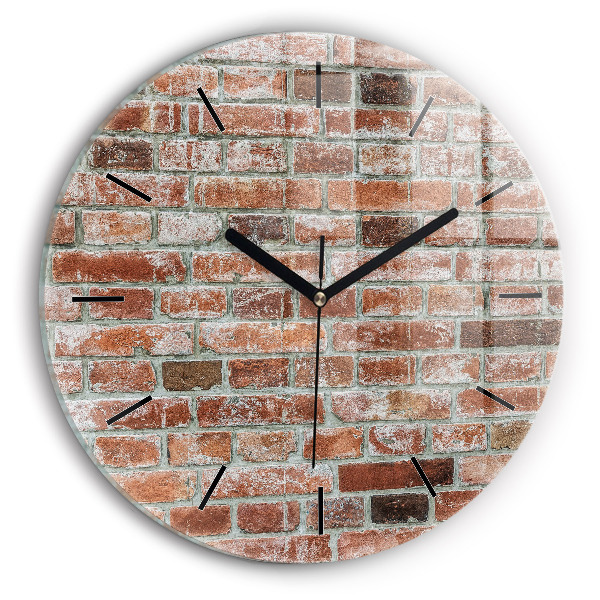 Orologio rotondo Muro di mattoni