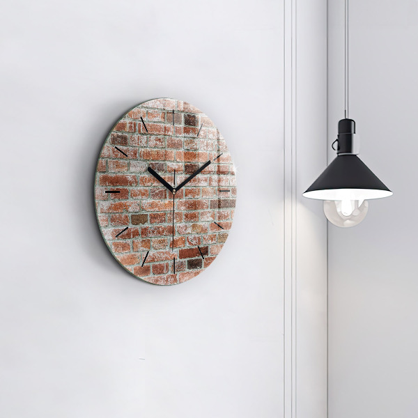 Orologio rotondo Muro di mattoni
