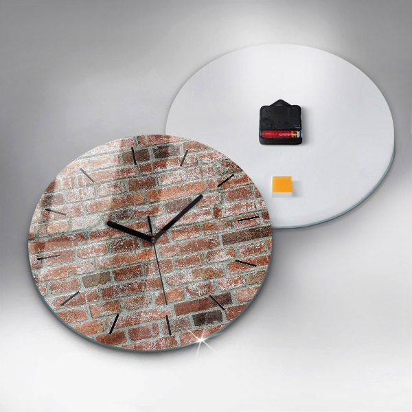 Orologio rotondo Muro di mattoni