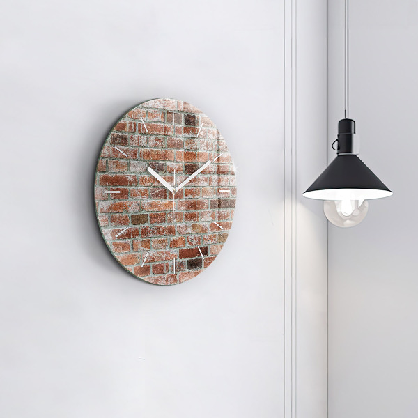 Orologio rotondo Muro di mattoni