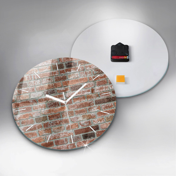 Orologio rotondo Muro di mattoni