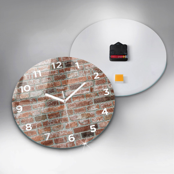 Orologio rotondo Muro di mattoni